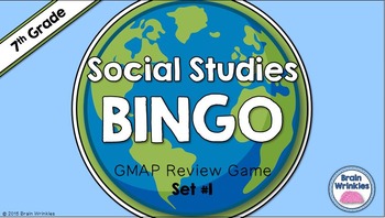 Preview of Social Studies BINGO - 7th Grade GMAP Review (Set 1 of 2)