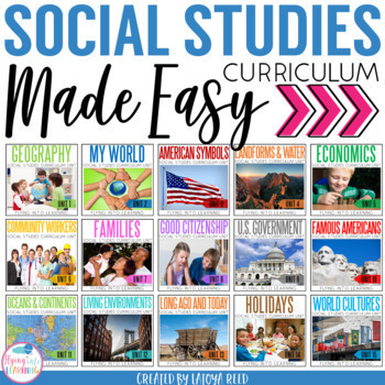 Preview of Social Studies Lesson Plans, Worksheets, and Curriculum | Social Studies Bundle