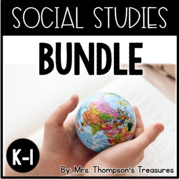 Preview of Social Studies BUNDLE - Kindergarten and First
