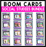 Social Studies BUNDLE:  Boom Cards™ (distance learning)