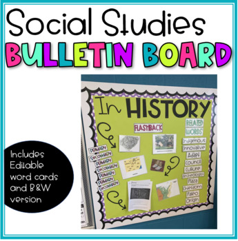Social Studies Bulletin Board by MrsCessac5th | Teachers Pay Teachers