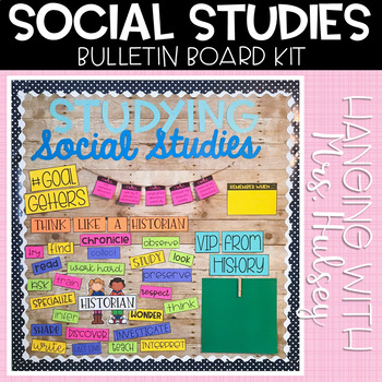 Preview of Social Studies Bulletin Board Kit