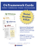 Social Studies C4 Cards - Historical Thinking & Literacy (