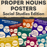 Capitalization of Proper Nouns Grammar Posters for Social Studies