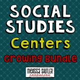 Social Studies Centers Growing Bundle