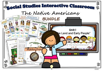 Preview of Social Studies Chapter 2 The Earliest People US History BUNDLE