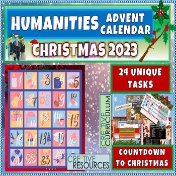 Preview of Social Studies Christmas Advent Calendar