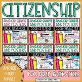 Citizenship Anchor Charts & Character Education Posters - 