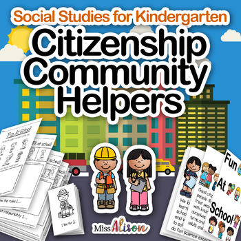Preview of Social Studies: Citizenship and Community Helpers (works with distance learning)