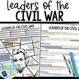 Civil War Leaders Activity