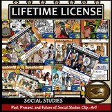 Social Studies: Clip-Art Growing BUNDLE! Lifetime License 500+