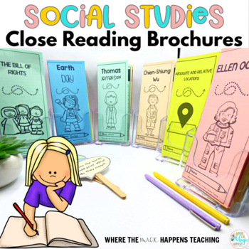 Preview of Social Studies Close Reading Passages - Bundle - Reading Comprehension
