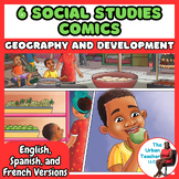 Social Studies Comics for Middle School Geography and Development