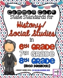 Social Studies Common Core Standards Posters