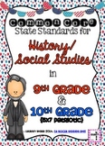 Social Studies Common Core Standards Posters