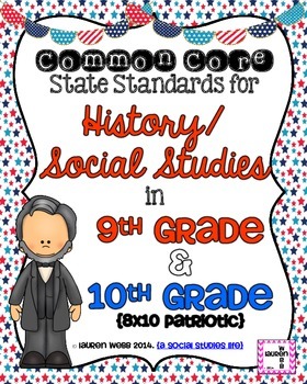 Preview of Social Studies Common Core Standards Posters