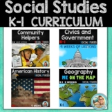 Social Studies Curriculum Kindergarten & First Grade BUNDLE