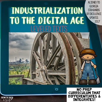 Preview of Industrialization to Digital Age Bundle of Texts for Reading and Social Studies