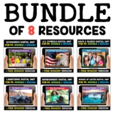 Social Studies Activities for Google and Seesaw Bundle + F