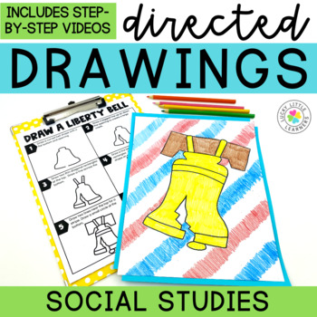 Preview of Social Studies Directed Drawings | Following Directions | Back to School