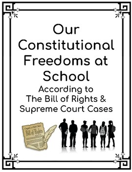 Preview of Social Studies ENL/ESL: Constitutional Freedoms of Students
