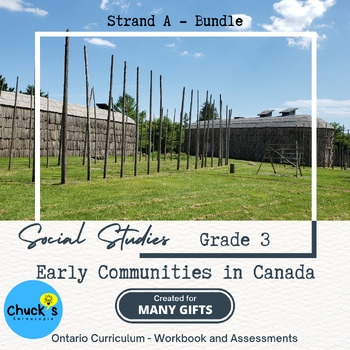 Preview of Social Studies - Early Communities in Canada - Grade 3 Bundle for Many Gifts