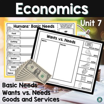 Preview of Social Studies Economics, Needs and Wants, Goods and Services, Consumers - 7