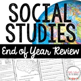 Social Studies End of Year Review Pack