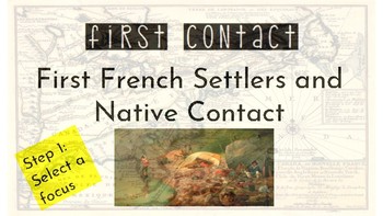Preview of Social Studies FNMI First Contact - Inquiry Method Based Thematic Unit