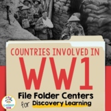 Social Studies File Folder Centers:  Countries Involved in