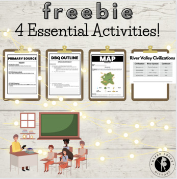 Preview of Social Studies Freebie Bundle: 4 Sets of Essential Activities!