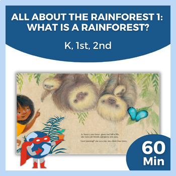 Preview of Social Studies, Geography, & ELA | Rainforest Lesson | K-2