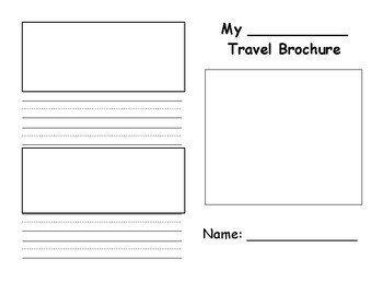 blank travel brochure template
