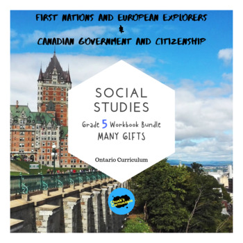 Preview of Social Studies - Grade 5 Workbook Bundle - Supports Many Gifts