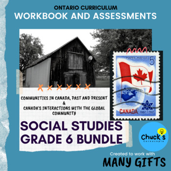 Preview of Social Studies - Grade 6 Workbook and Assessment Bundle