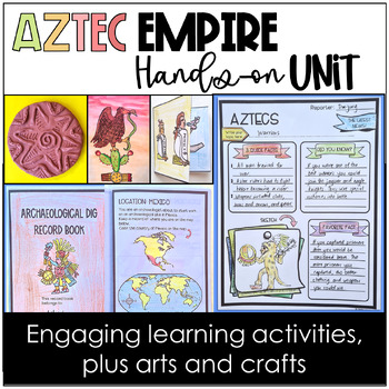 Preview of Social Studies Hands-on Ancient Aztecs Empire Unit Bundle 3rd, 4th, 5th Grade