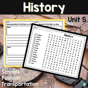 Preview of Social Studies 1st Grade: Biographies, Famous Americans & Texans Timelines - 5