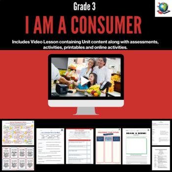 Preview of Social Studies - I Am A Consumer Video Package for Grade 3