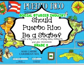 Preview of Social Studies Inquiry Grade 5: Should Puerto Rico be a State?