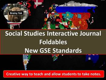 Preview of Sixth Grade Social Studies Interactive Notebook Foldables & Worksheets