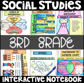 Preview of Social Studies Interactive Notebook (3rd)