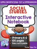 First Grade Social Studies Interactive Notebook