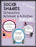 Social Studies Interactive Notebook & Activities 5th Grade