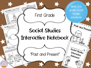 Preview of Social Studies Interactive Notebook - First Grade - Standard 4