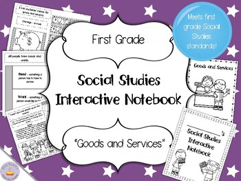 Preview of Social Studies Interactive Notebook - First Grade - Standard 6