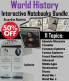 World History Interactive Notebooks Activity: Middle Ages,