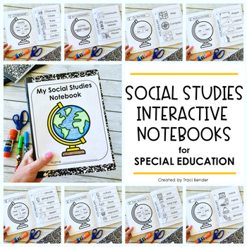 Preview of Social Studies Interactive Notebooks for Special Education