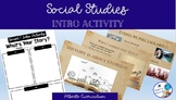 Social Studies Intro Activity - What's Your Story