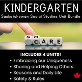 Social Studies: Kindergarten Bundle with FOUR unit plans (