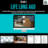 Social Studies - Life Long Ago Video Package for Grade 1